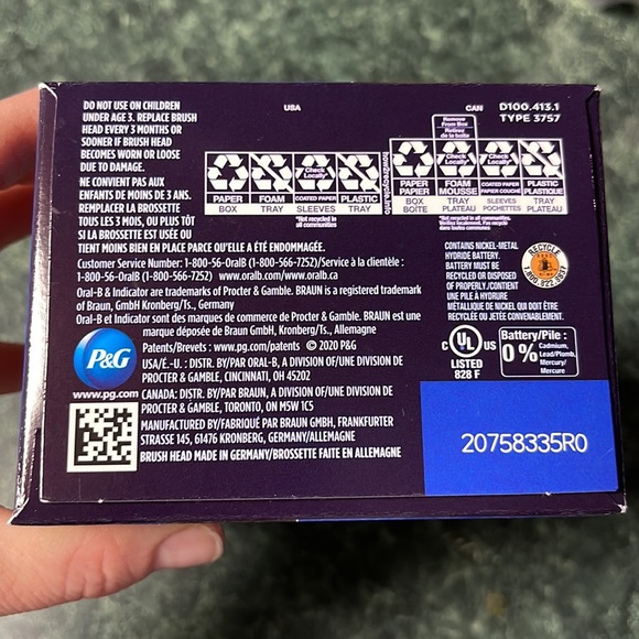 Oral B Pro 500 Rechargeable Toothbrush Gum Care New in box - Picture 5 of 5